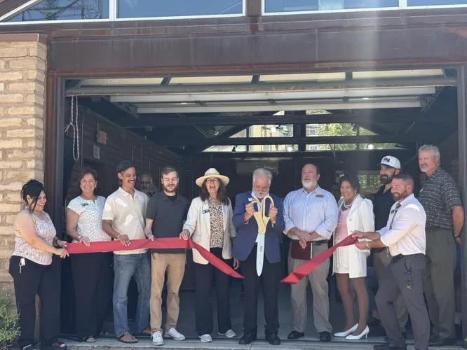 Prescott Chamber of Commerce ribbon cutting at the Center for the Future reopening